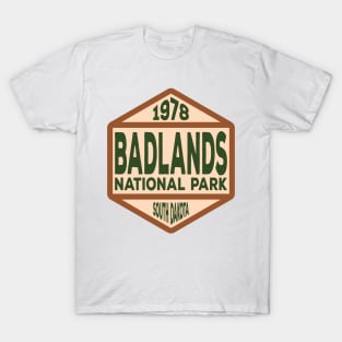 Badlands National Park badge T-Shirt